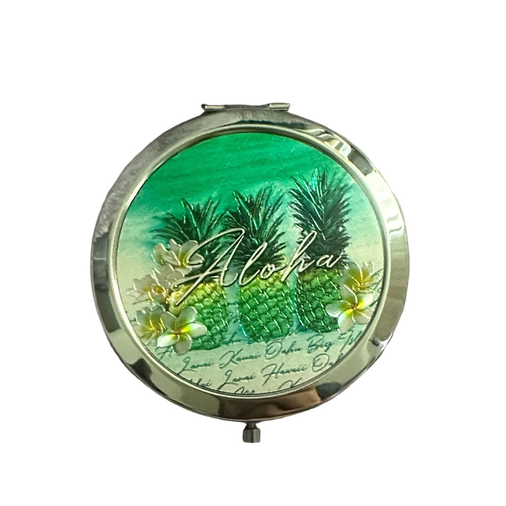 Aloha Pineapple Compact Mirror